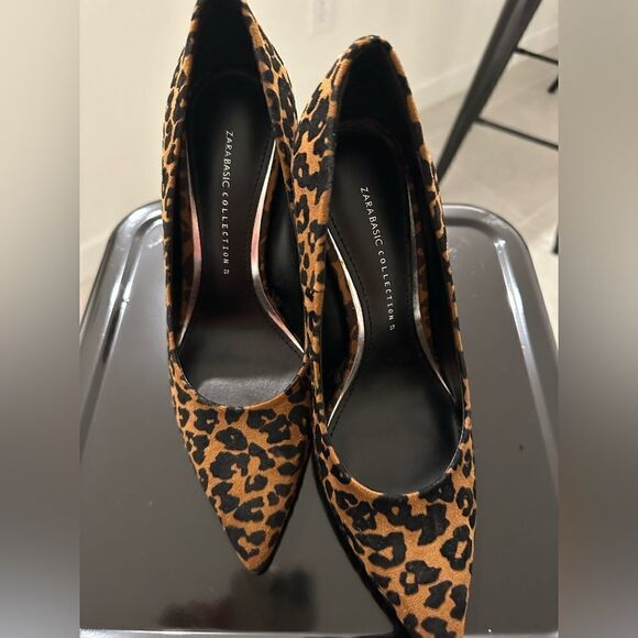 ZARA Cheetah basic collection heels - Picture 3 of 10
